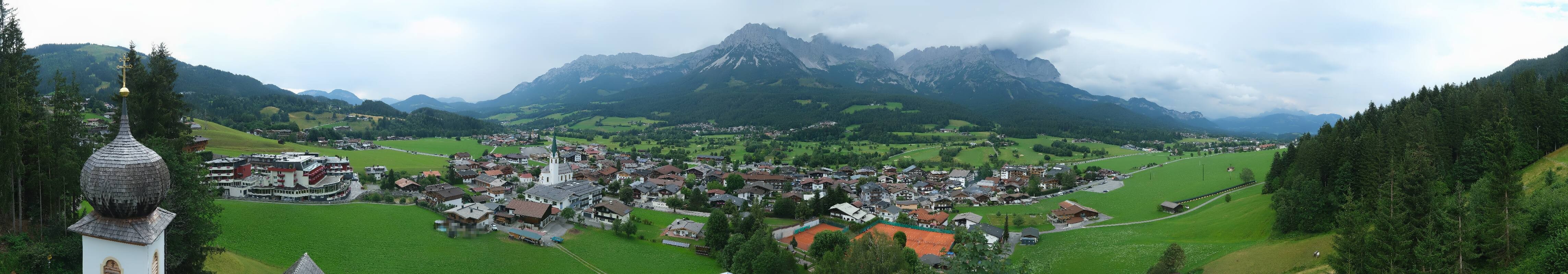 Archived image Webcam Ellmau, mountain range Wilder Kaiser