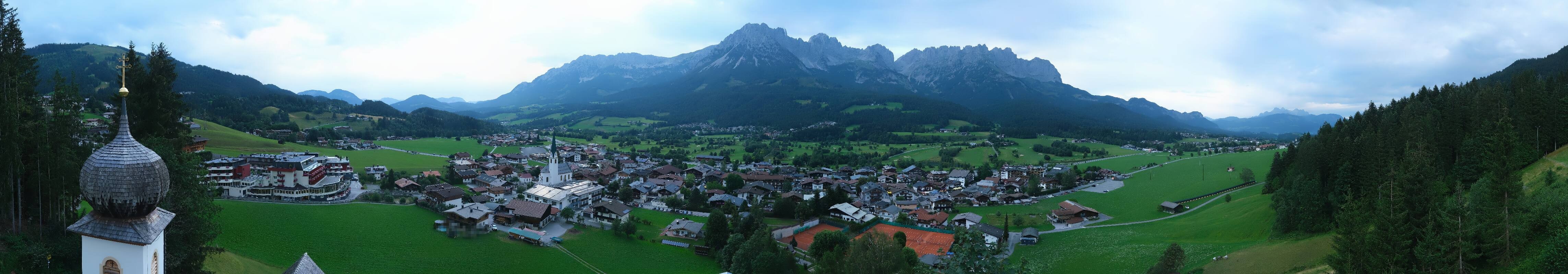 Archived image Webcam Ellmau, mountain range Wilder Kaiser