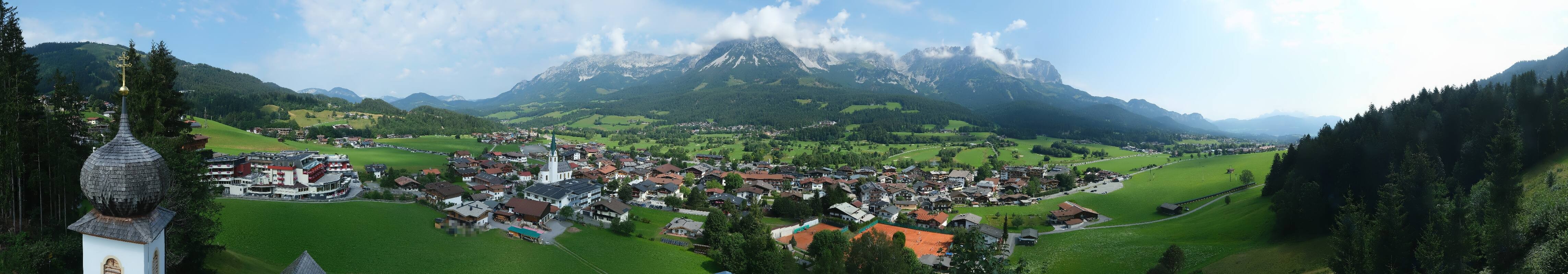 Archived image Webcam Ellmau, mountain range Wilder Kaiser