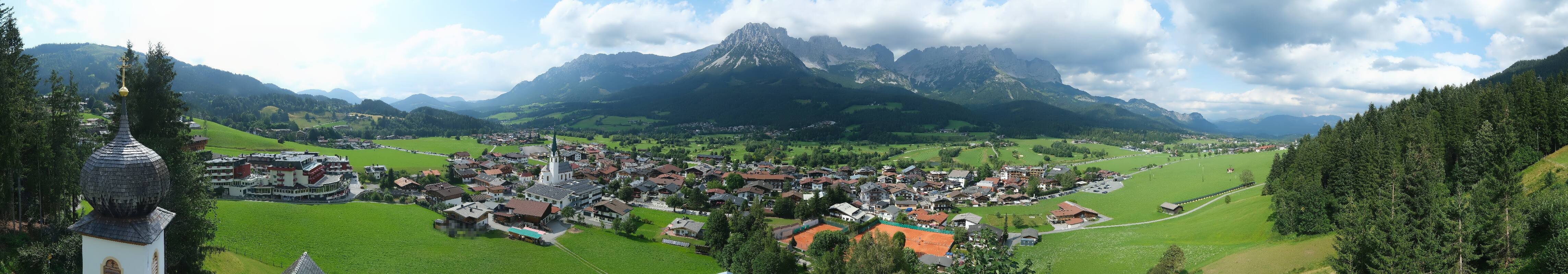 Archiv Foto Webcam Ellmau, Wilder Kaiser
