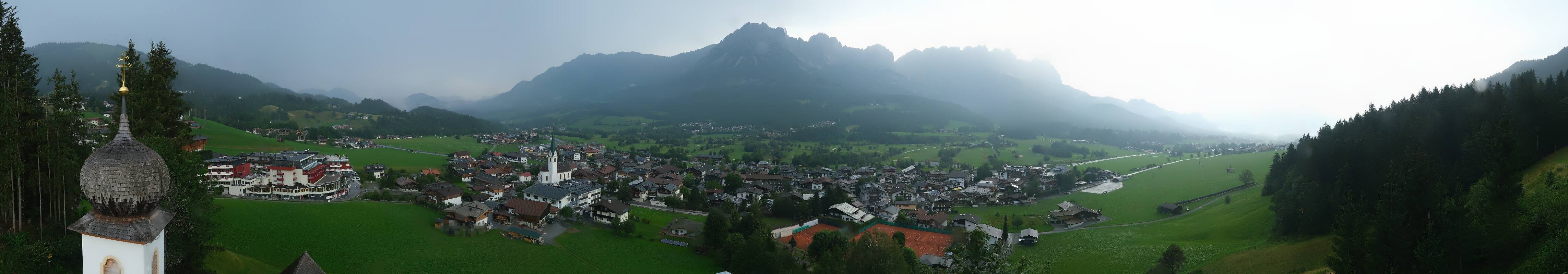Archived image Webcam Ellmau, mountain range Wilder Kaiser
