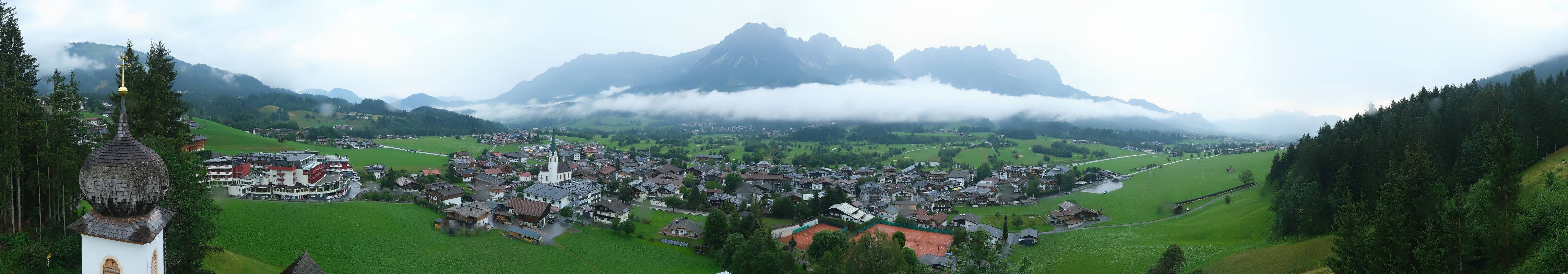 Archived image Webcam Ellmau, mountain range Wilder Kaiser