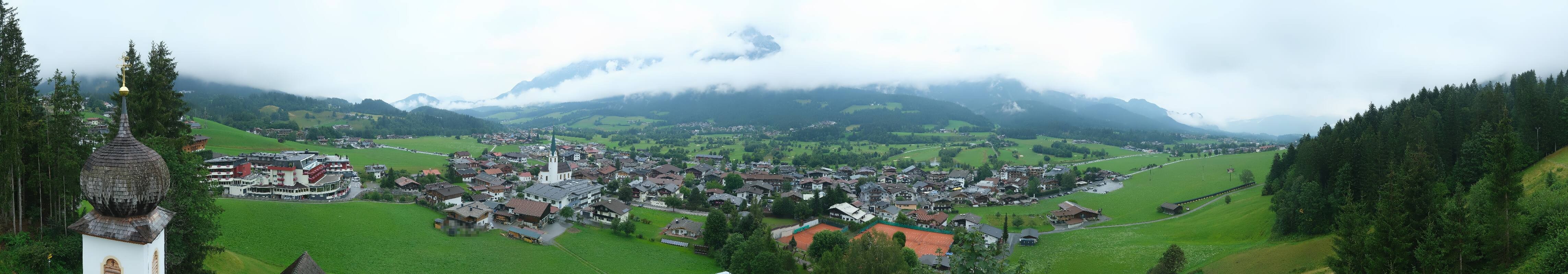 Archived image Webcam Ellmau, mountain range Wilder Kaiser