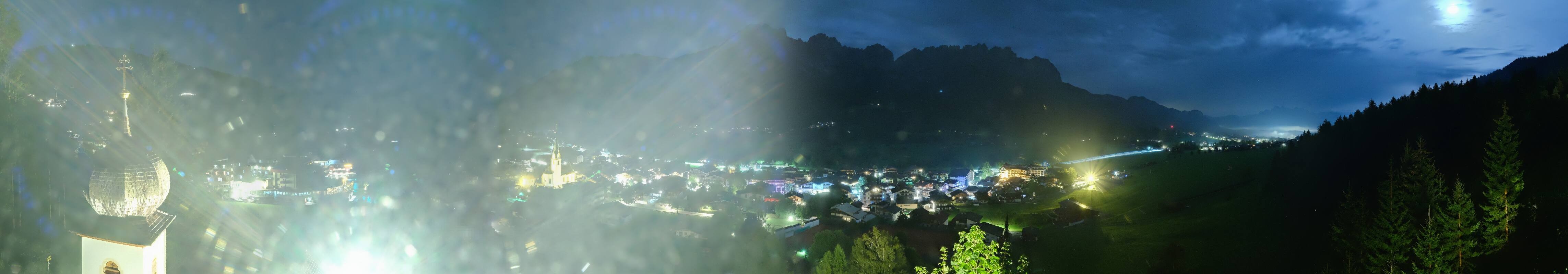 Archived image Webcam Ellmau, mountain range Wilder Kaiser