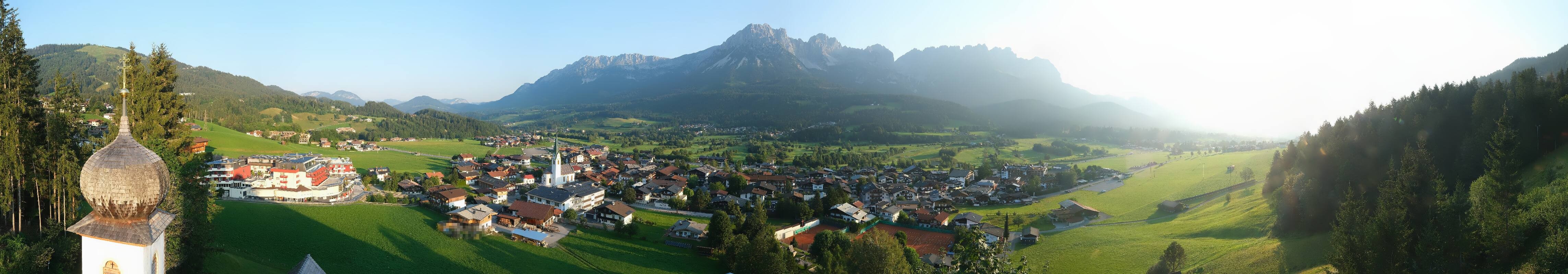 Archiv Foto Webcam Ellmau, Wilder Kaiser