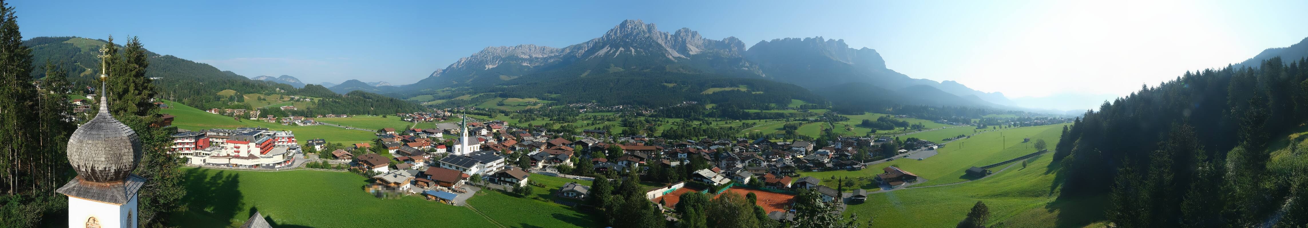 Archiv Foto Webcam Ellmau, Wilder Kaiser