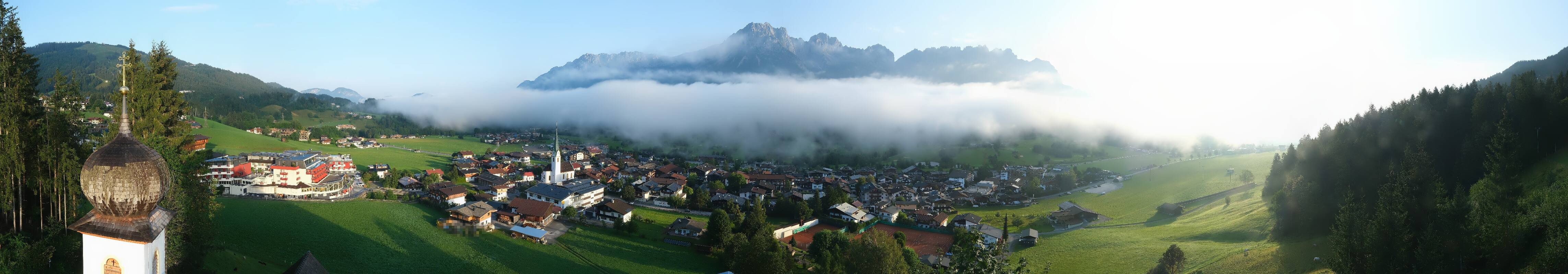 Archiv Foto Webcam Ellmau, Wilder Kaiser