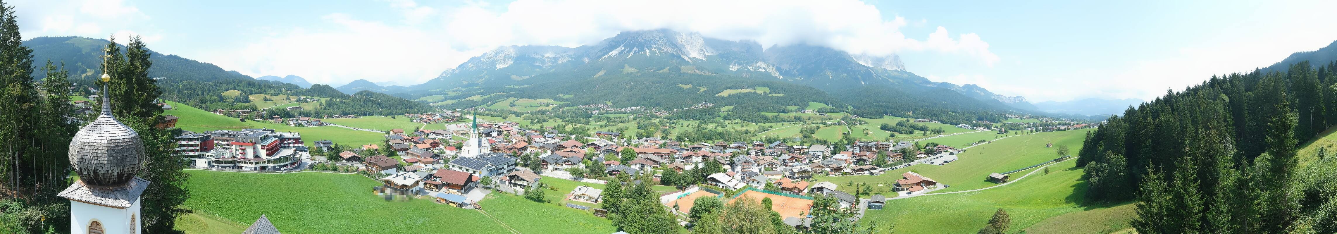 Archiv Foto Webcam Ellmau, Wilder Kaiser