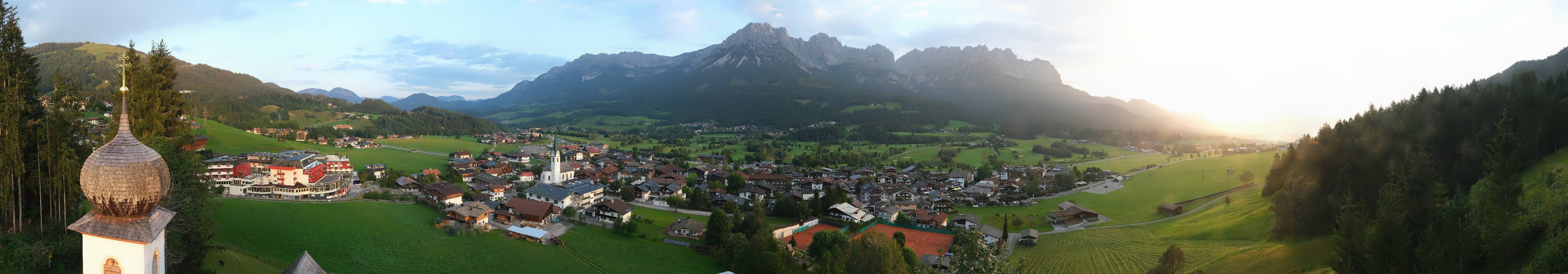 Archiv Foto Webcam Ellmau, Wilder Kaiser