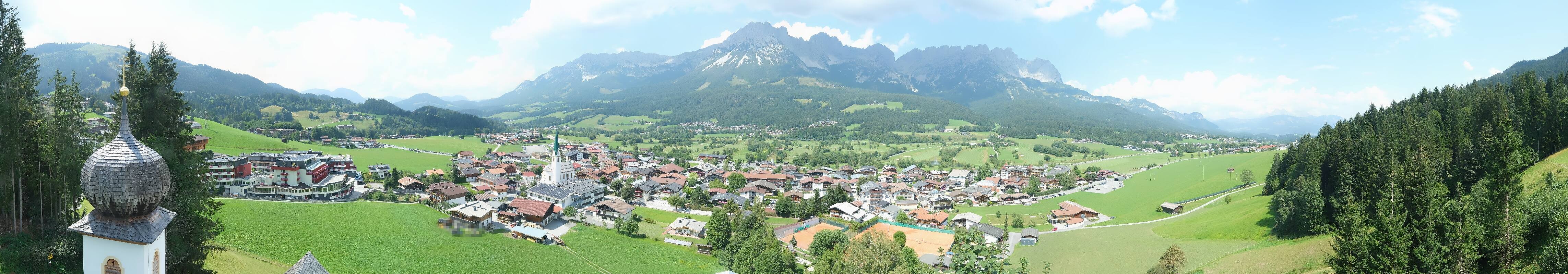 Archiv Foto Webcam Ellmau, Wilder Kaiser