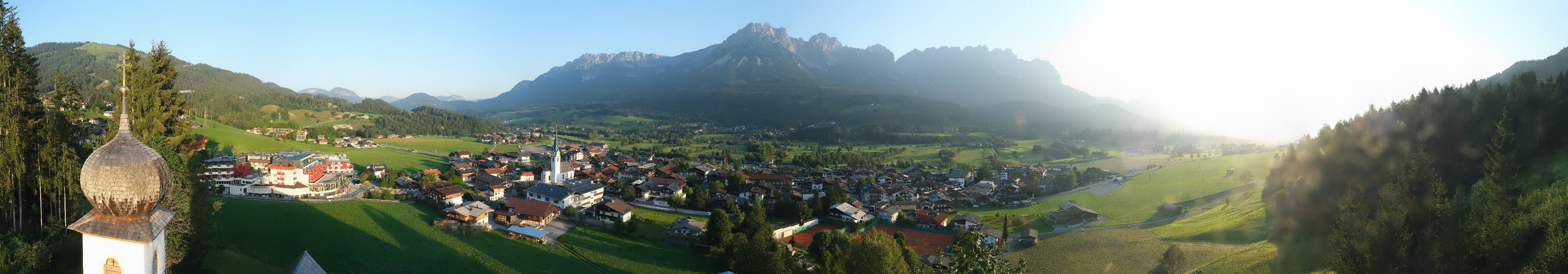 Archiv Foto Webcam Ellmau, Wilder Kaiser