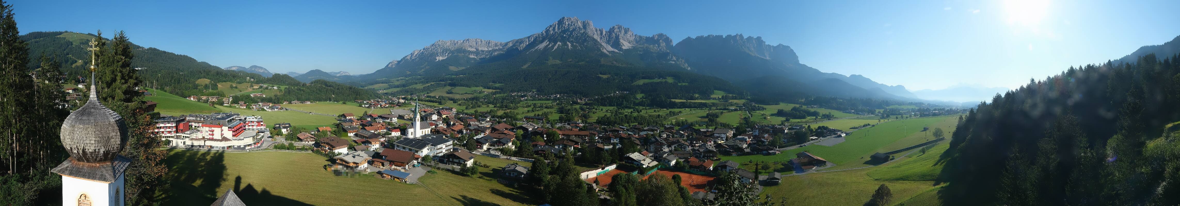 Archiv Foto Webcam Ellmau, Wilder Kaiser