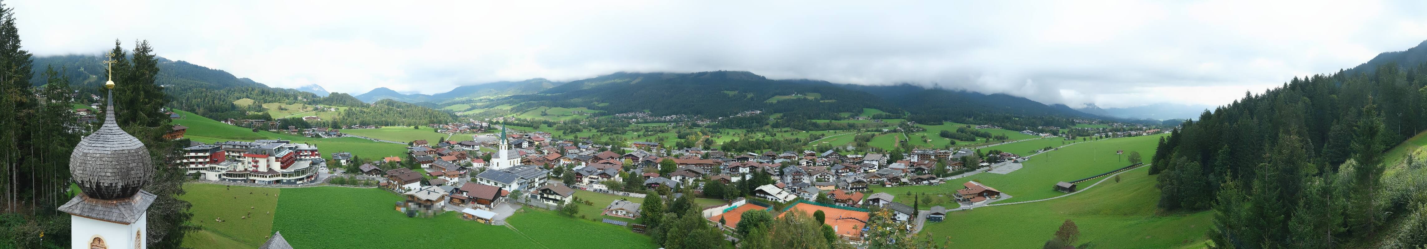 Archived image Webcam Ellmau, mountain range Wilder Kaiser