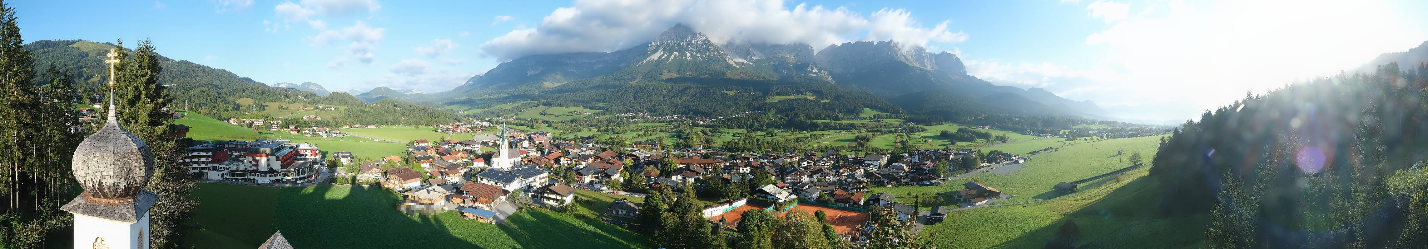 Archiv Foto Webcam Ellmau, Wilder Kaiser