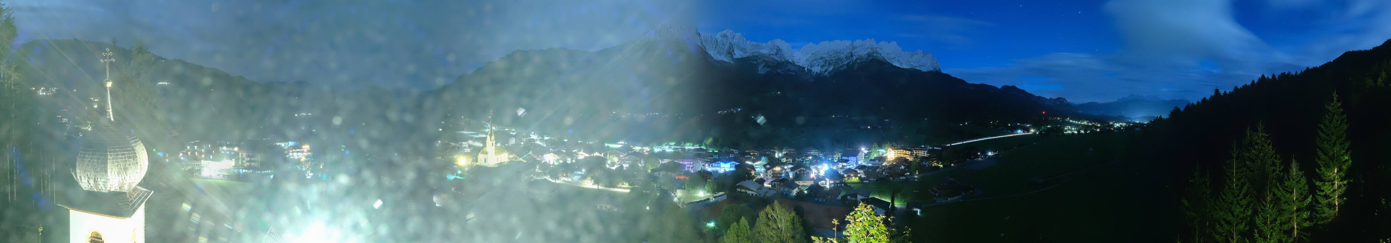 Archived image Webcam Ellmau, mountain range Wilder Kaiser