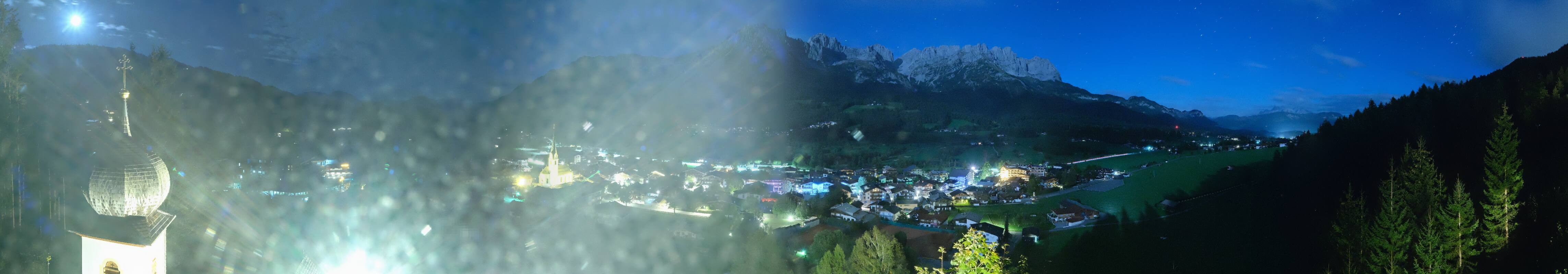 Archived image Webcam Ellmau, mountain range Wilder Kaiser