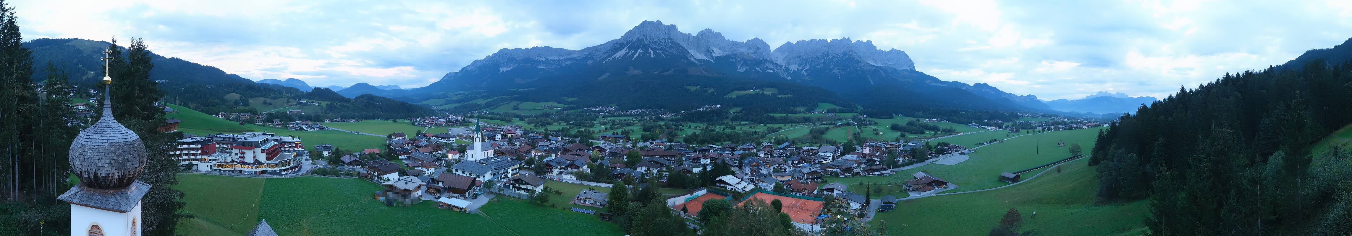 Archived image Webcam Ellmau, mountain range Wilder Kaiser