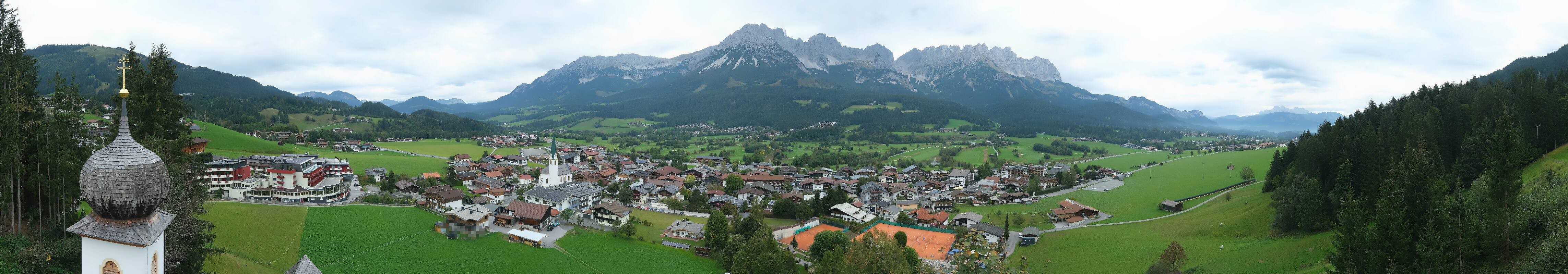 Archived image Webcam Ellmau, mountain range Wilder Kaiser