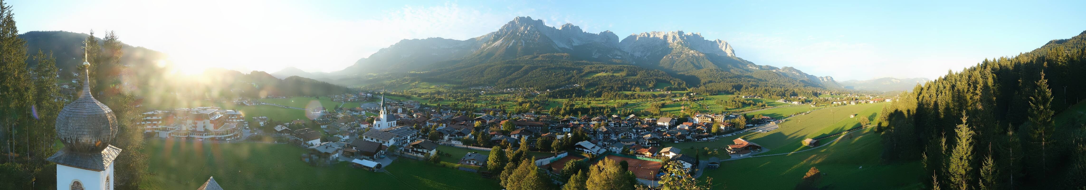 Archiv Foto Webcam Ellmau, Wilder Kaiser