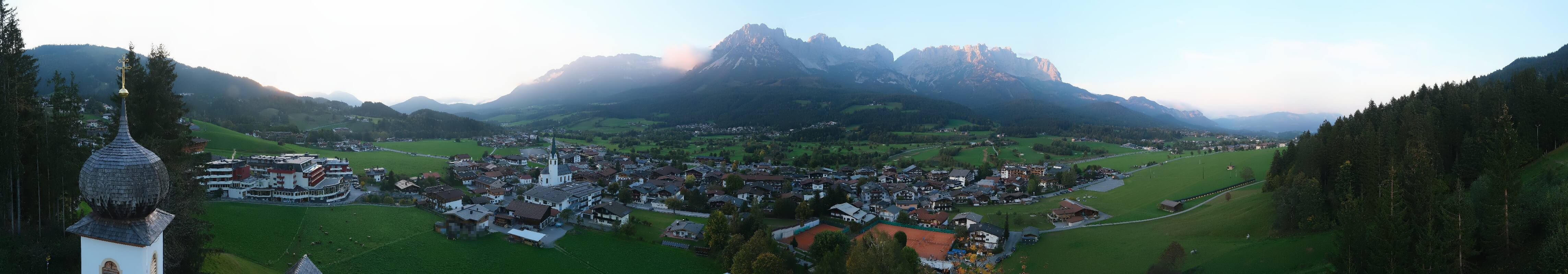 Archiv Foto Webcam Ellmau, Wilder Kaiser