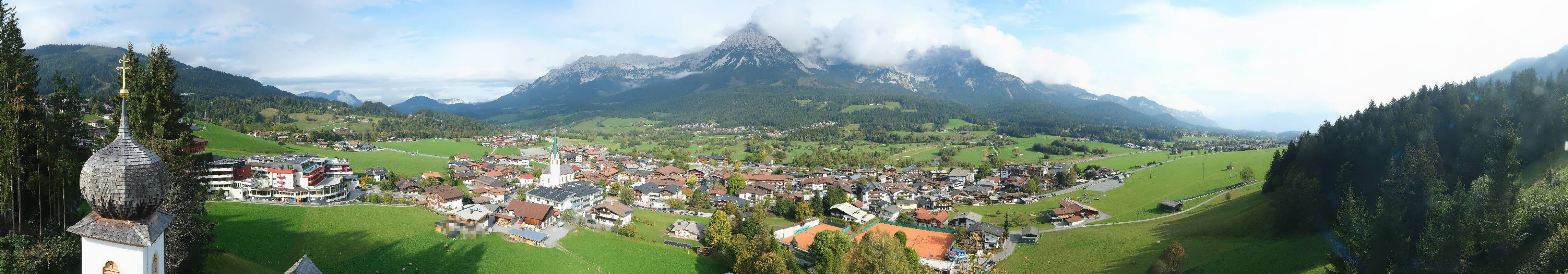 Archiv Foto Webcam Ellmau, Wilder Kaiser
