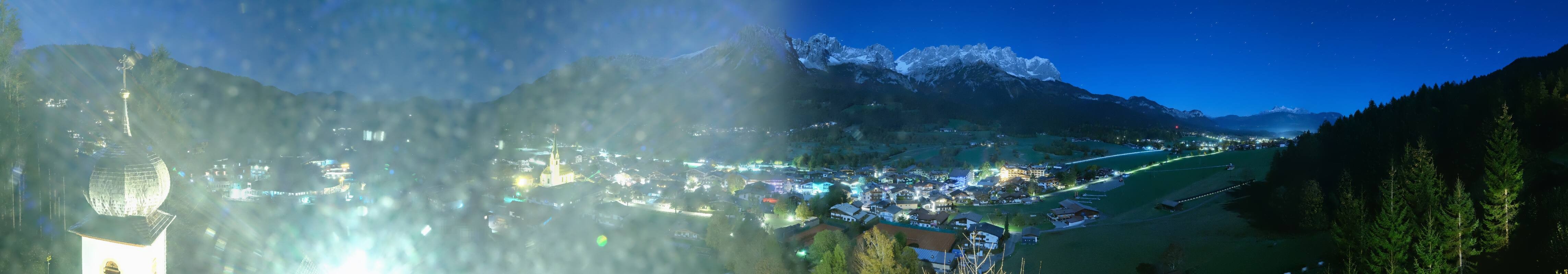 Archived image Webcam Ellmau, mountain range Wilder Kaiser