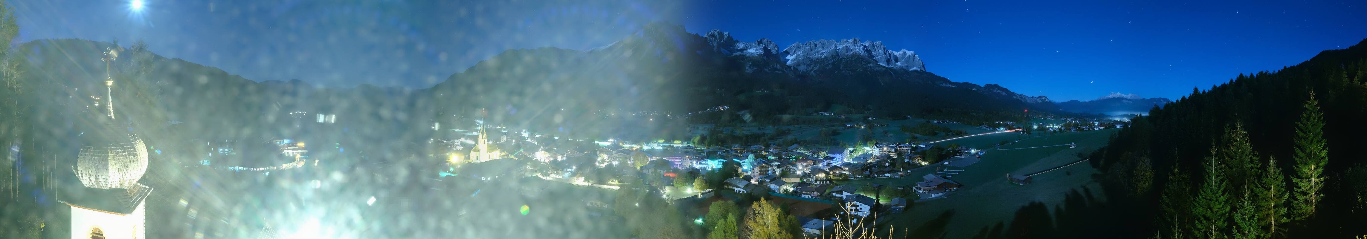 Archived image Webcam Ellmau, mountain range Wilder Kaiser