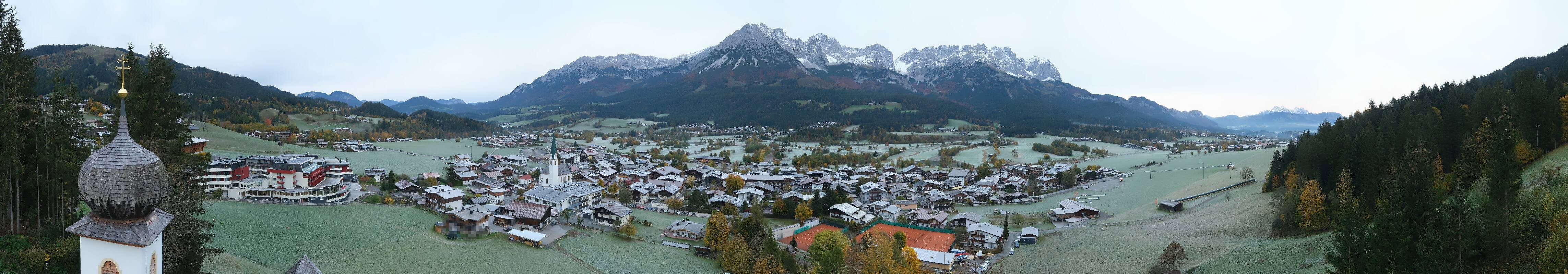 Archived image Webcam Ellmau, mountain range Wilder Kaiser