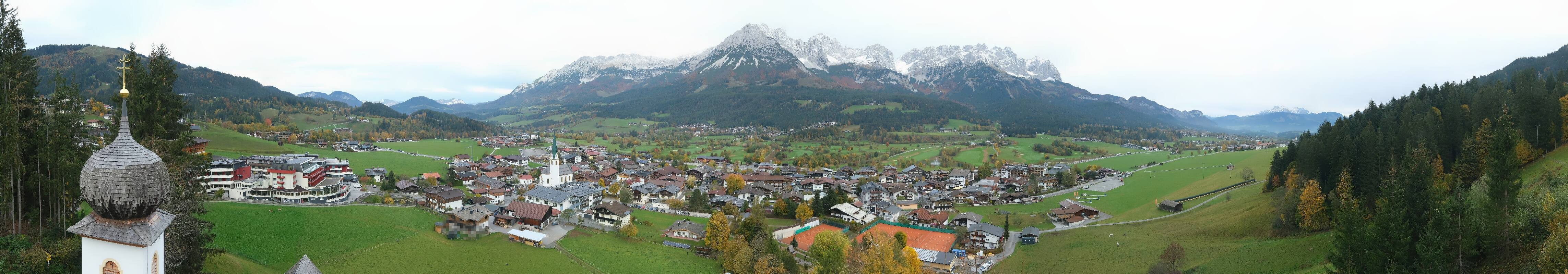 Archived image Webcam Ellmau, mountain range Wilder Kaiser