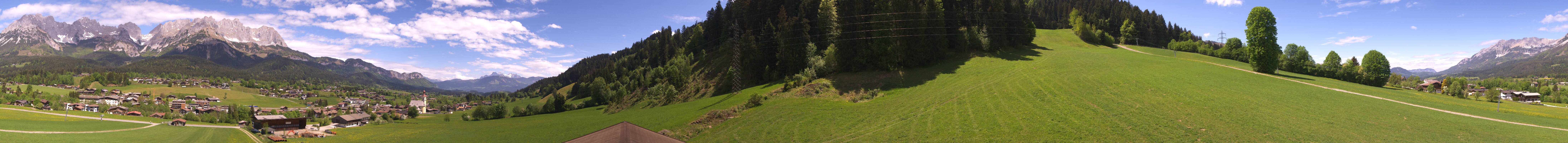 Archived image Webcam Going at mountain range Wilder Kaiser, Tyrol