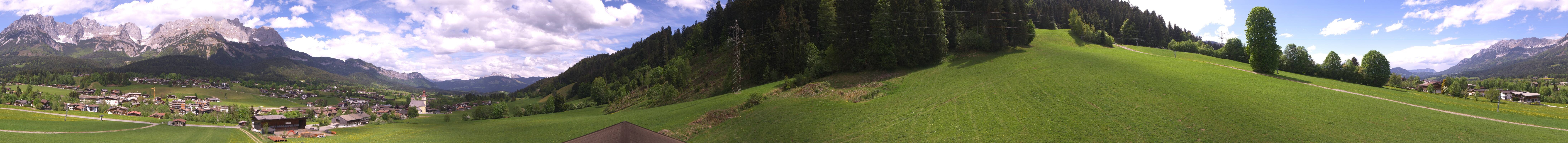 Archived image Webcam Going at mountain range Wilder Kaiser, Tyrol