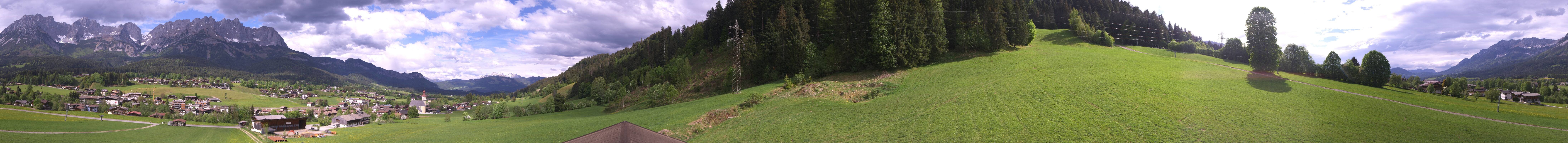 Archived image Webcam Going at mountain range Wilder Kaiser, Tyrol