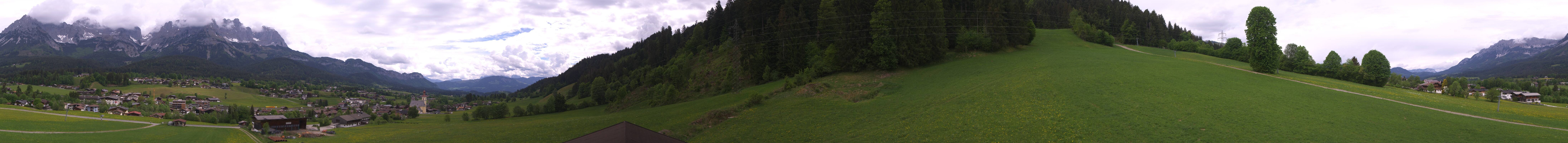 Archived image Webcam Going at mountain range Wilder Kaiser, Tyrol