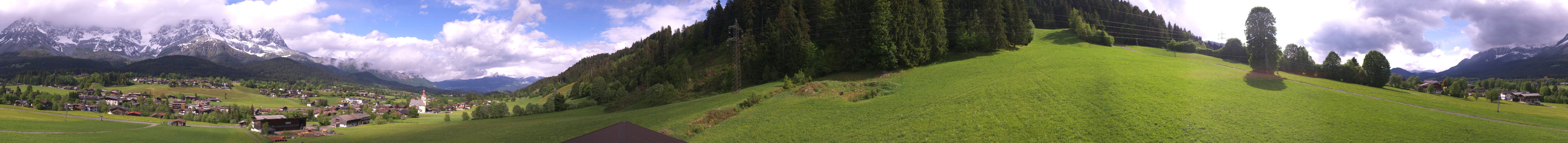 Archived image Webcam Going at mountain range Wilder Kaiser, Tyrol