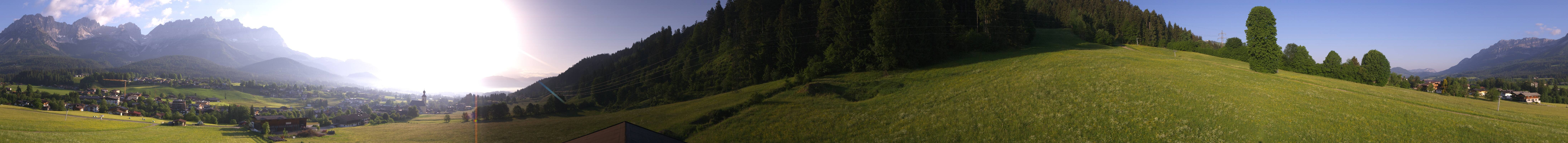 Archived image Webcam Going at mountain range Wilder Kaiser, Tyrol