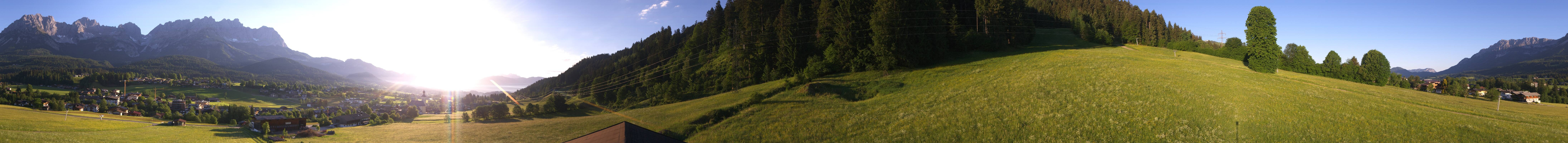Archived image Webcam Going at mountain range Wilder Kaiser, Tyrol