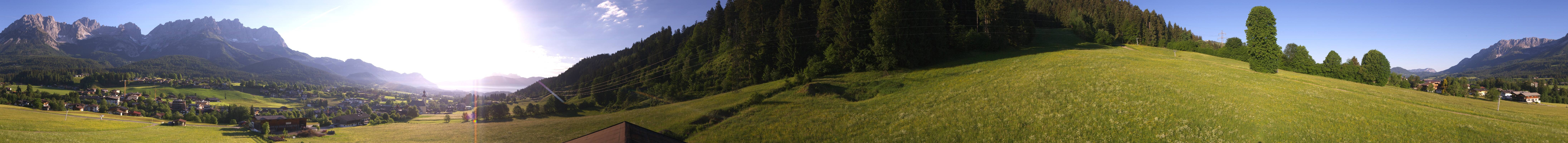Archived image Webcam Going at mountain range Wilder Kaiser, Tyrol