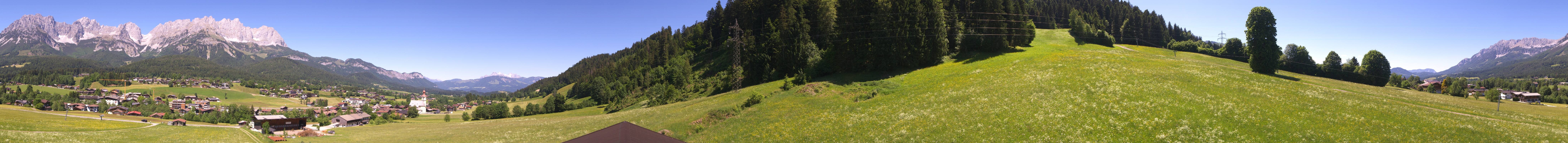 Archived image Webcam Going at mountain range Wilder Kaiser, Tyrol