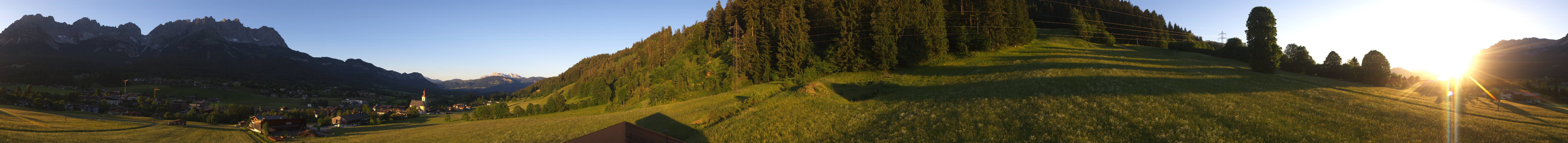 Archived image Webcam Going at mountain range Wilder Kaiser, Tyrol