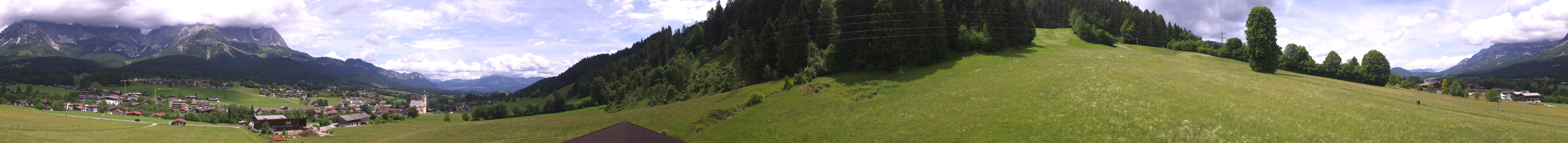 Archived image Webcam Going at mountain range Wilder Kaiser, Tyrol
