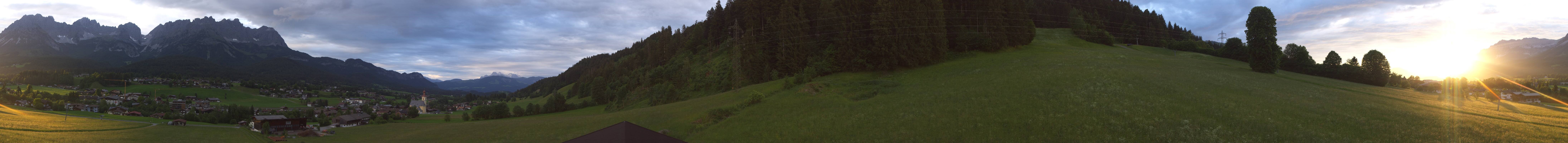 Archived image Webcam Going at mountain range Wilder Kaiser, Tyrol