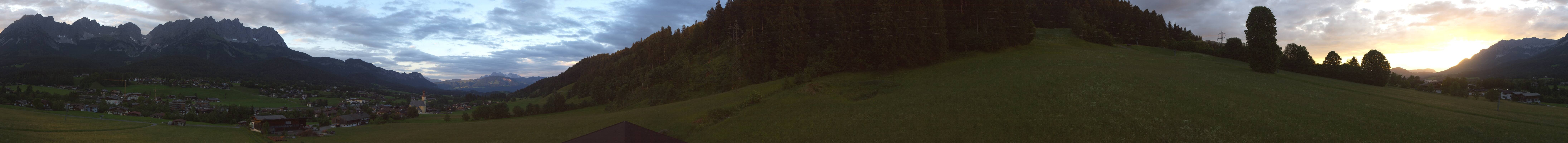 Archived image Webcam Going at mountain range Wilder Kaiser, Tyrol