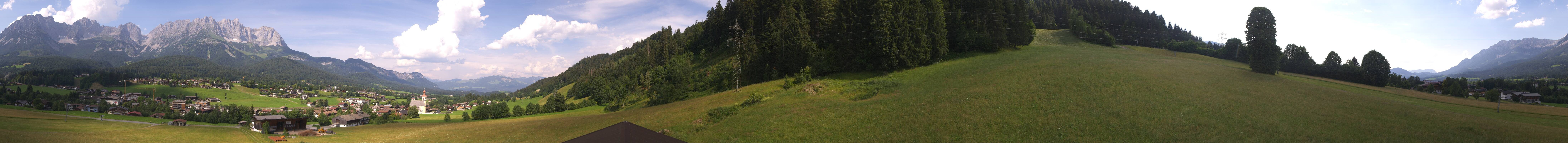 Archived image Webcam Going at mountain range Wilder Kaiser, Tyrol