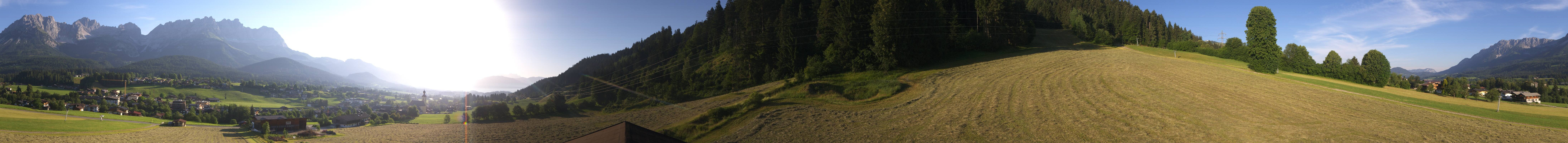Archived image Webcam Going at mountain range Wilder Kaiser, Tyrol