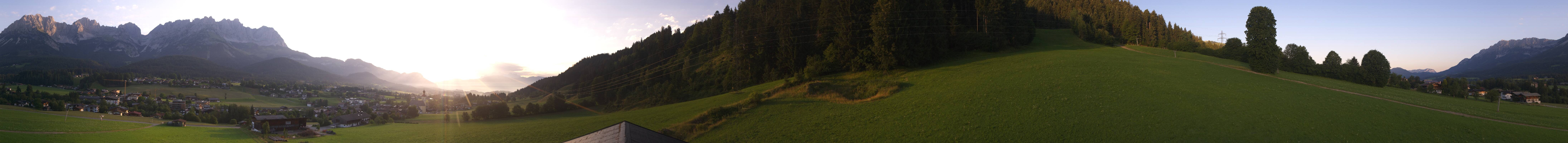 Archived image Webcam Going at mountain range Wilder Kaiser, Tyrol