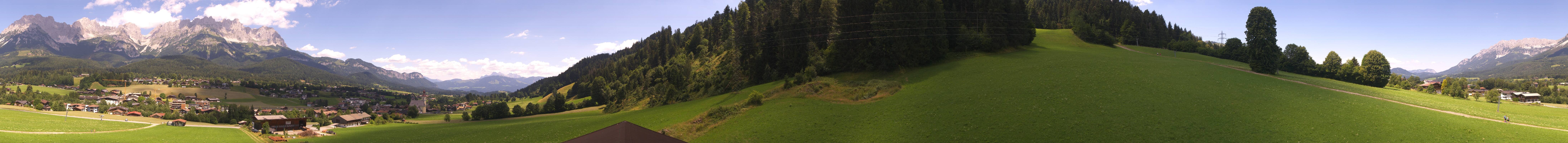Archived image Webcam Going at mountain range Wilder Kaiser, Tyrol