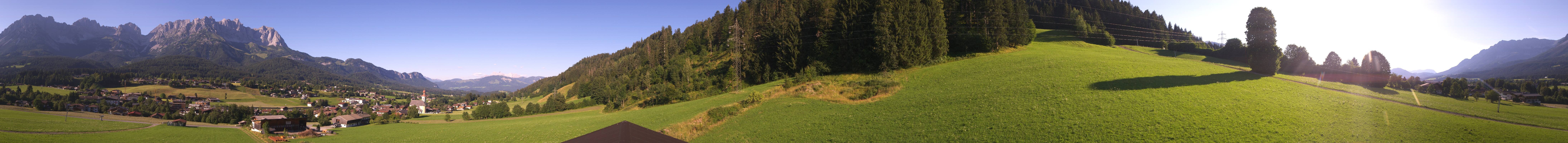 Archived image Webcam Going at mountain range Wilder Kaiser, Tyrol