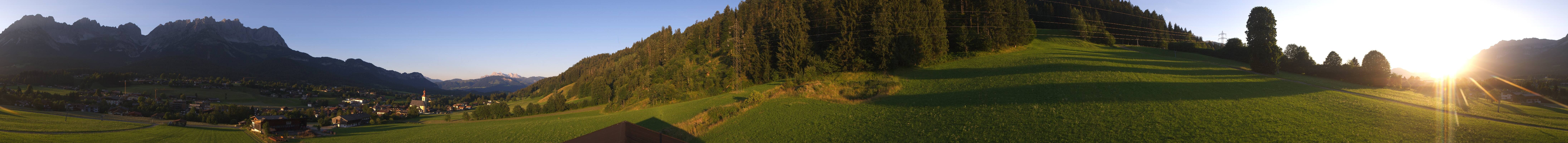 Archived image Webcam Going at mountain range Wilder Kaiser, Tyrol
