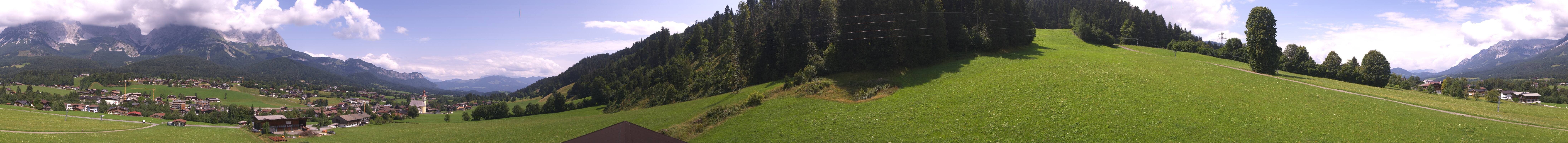 Archived image Webcam Going at mountain range Wilder Kaiser, Tyrol