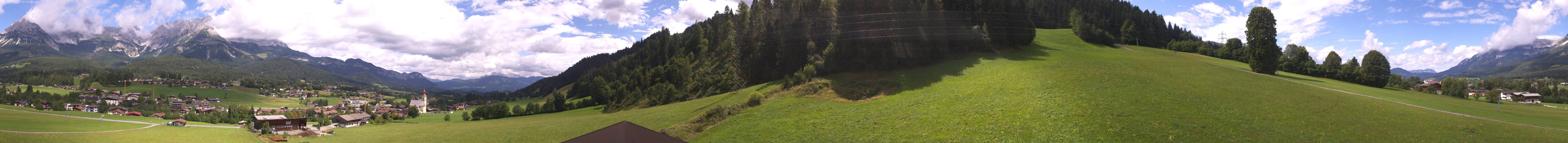 Archived image Webcam Going at mountain range Wilder Kaiser, Tyrol